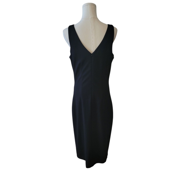 WHBM Black Sleeveless Aura Collection Dress Size 10 - Picture 5 of 6